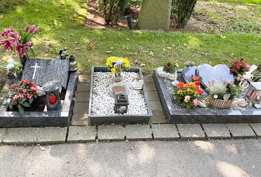 Urnengrabstein für Nordrhein-Westfalen